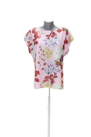 Damen -T-ShirtOrsayohne Aufdruck,farbegeblümt,größeL
