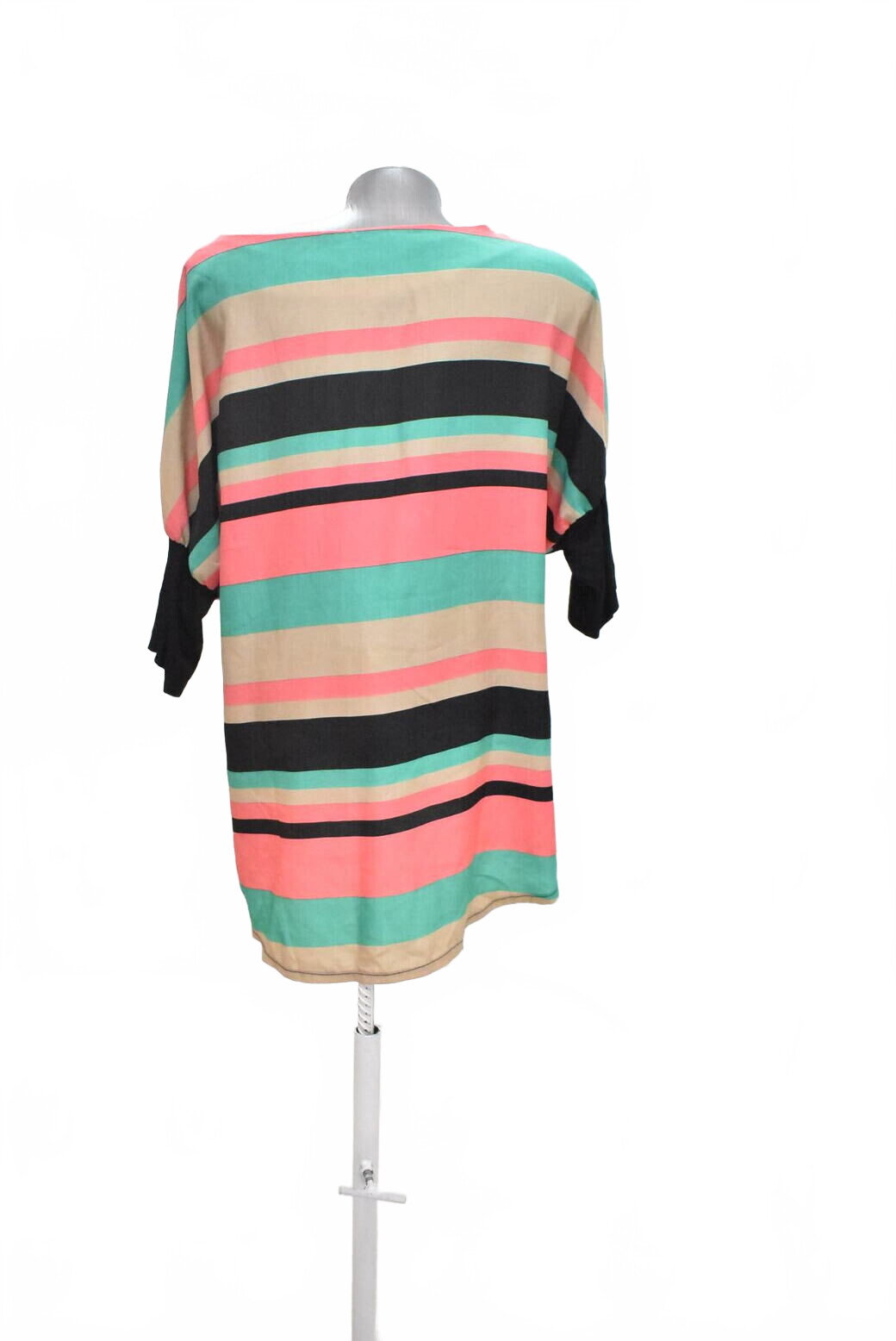 Damen -T-ShirtTemsterohne Aufdruck,farbegestreift,größeL