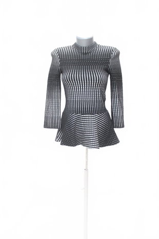 Damen -T-ShirtFrench Connectionohne Aufdruck,farbegemustert,größe34