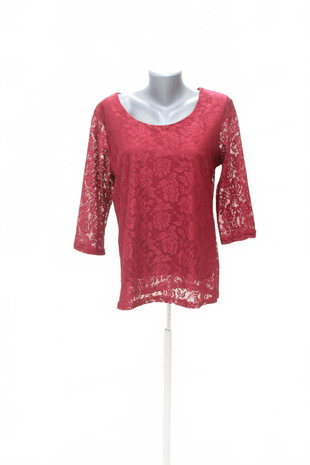 Damen -T-ShirtGenesisohne Aufdruck,farberot,größeL