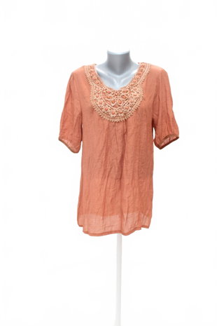 Damen -T-ShirtGenesisohne Aufdruck,farbebraun,größeXL