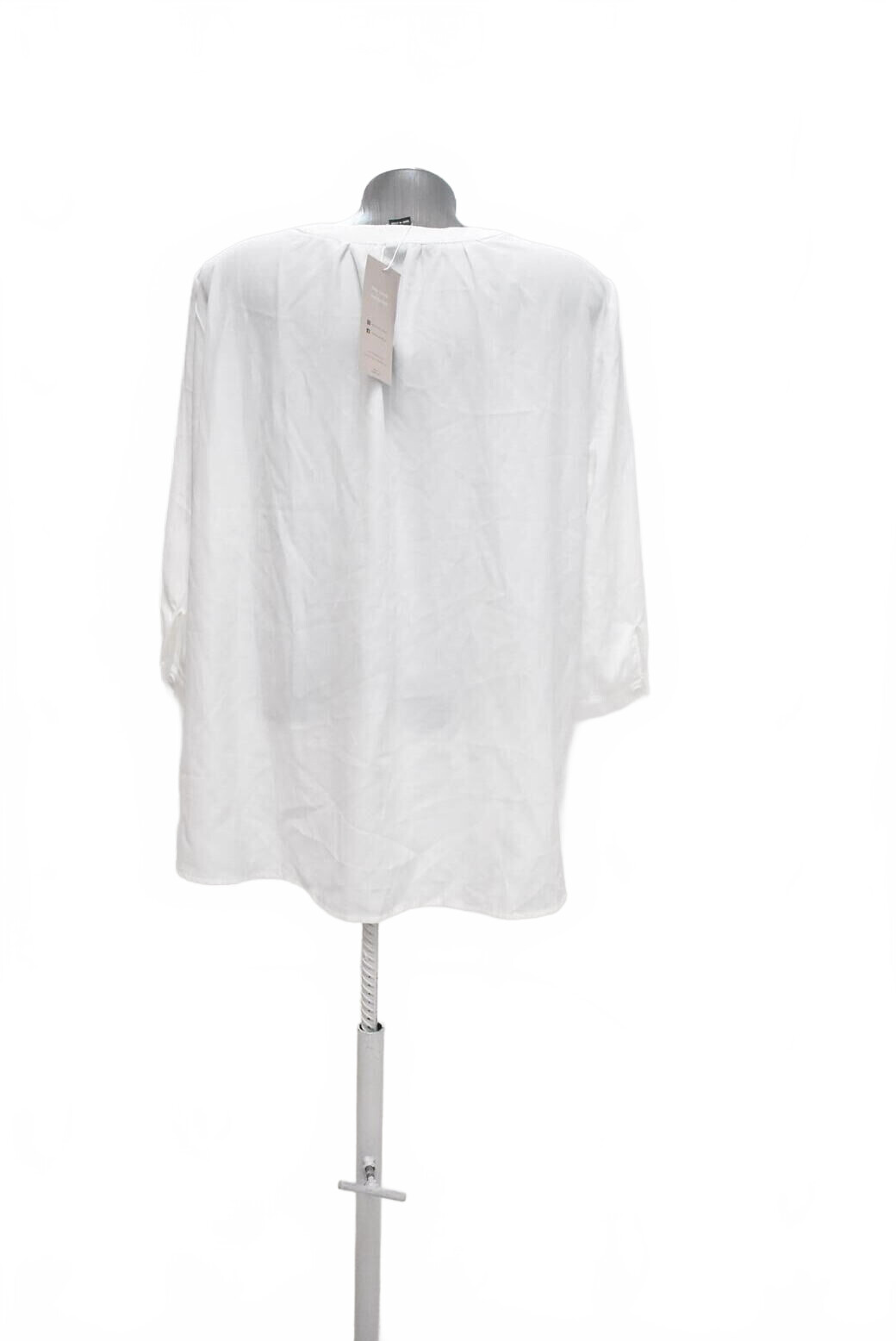 Damen -T-ShirtSheinohne Aufdruck,farbeweiss,größeXL