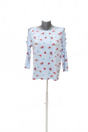 Damen -T-ShirtJaninaohne Aufdruck,farbegeblümt,größeM