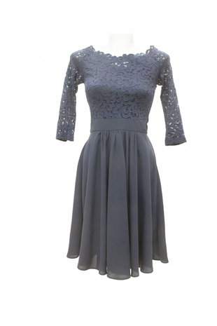 Damen kleid Orsay,farbeblau,Größe 34