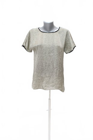 Damen -T-ShirtMangoohne Aufdruck,farbeanimal-print,größeS
