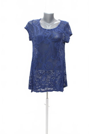 Damen -T-ShirtGenesisohne Aufdruck,farbeblau,größeM