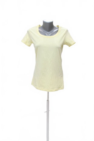 Damen -T-ShirtF&Fohne Aufdruck,farbegelb,größe38