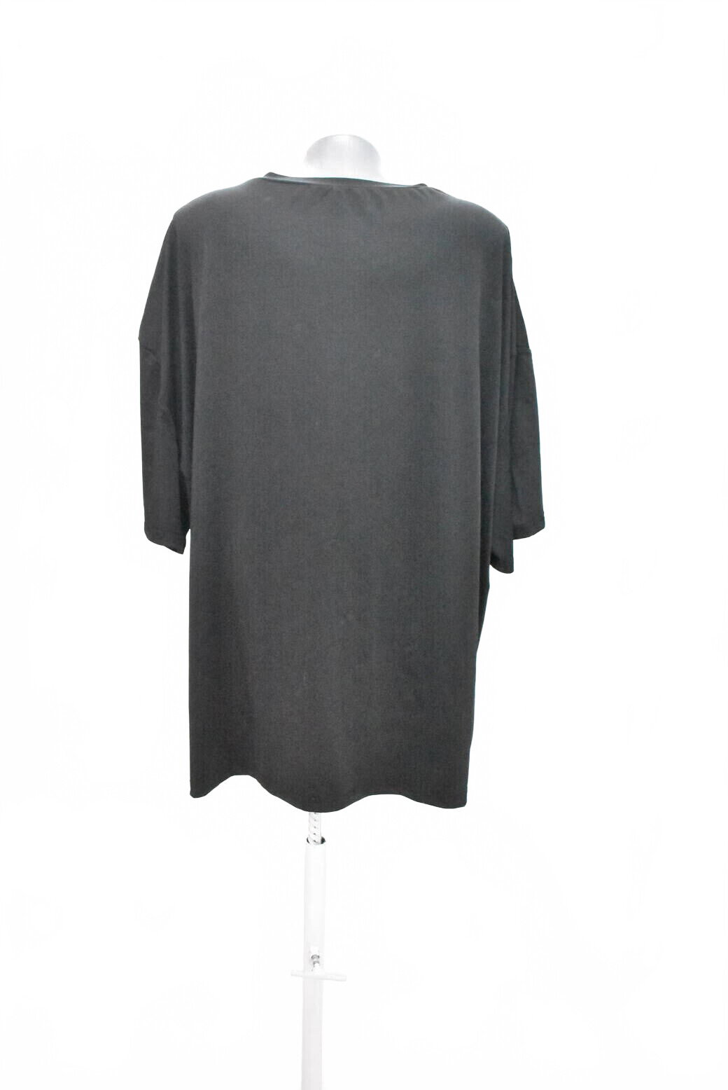 Damen -T-ShirtSheinmit Aufdruck,farbeschwarz,größe4XL