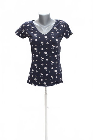 Damen -T-ShirtOrsayohne Aufdruck,farbegeblümt,größeS