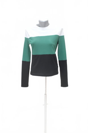 Damen -T-ShirtSheinohne Aufdruck,farbemehrfarbig,größe38
