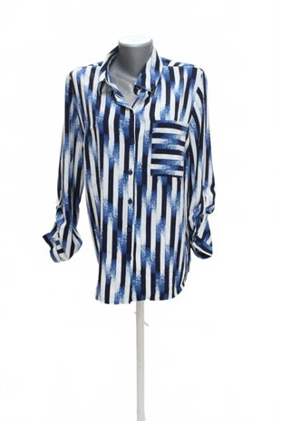Damen bluse : Brand,Farbegestreift,größe: size