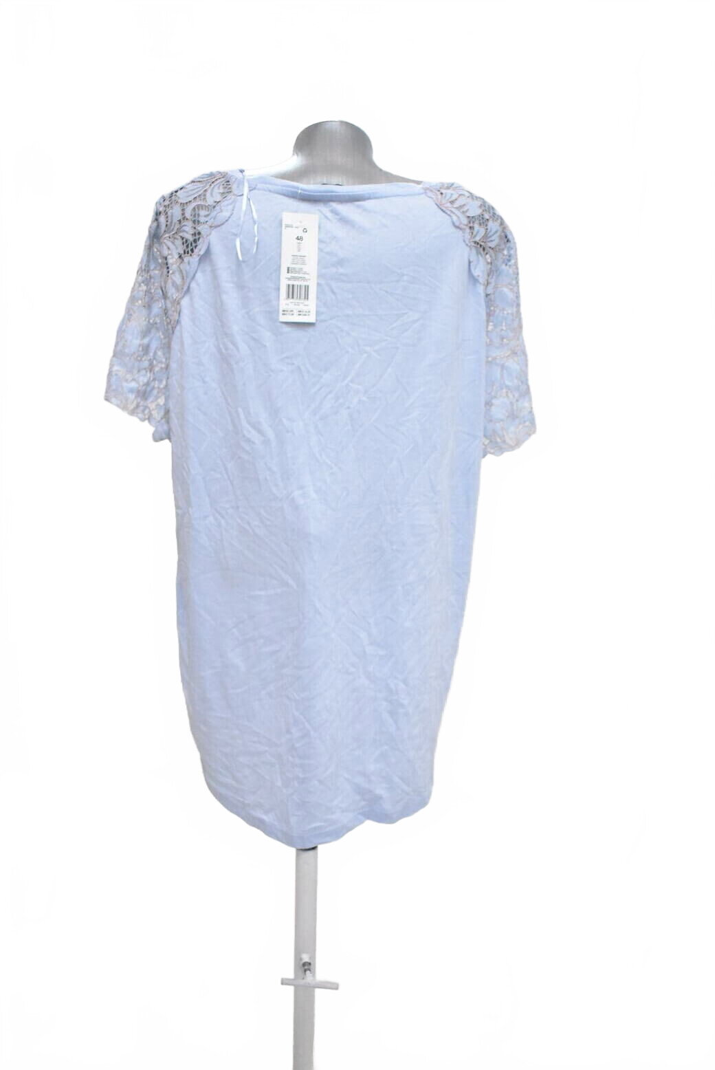 Damen -T-ShirtF&Fohne Aufdruck,farbeblau,größe48