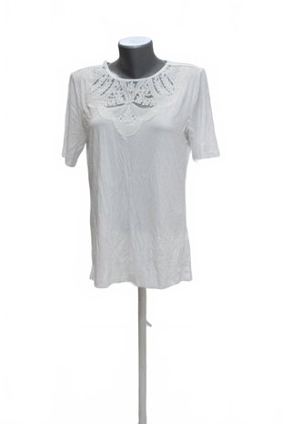 Damen -T-ShirtBpc Selectionohne Aufdruck,farbeweiss,größeS