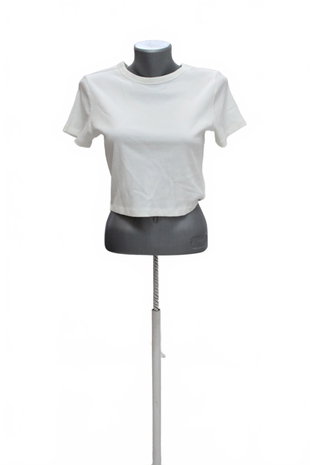 Damen -T-ShirtC&Aohne Aufdruck,farbeweiss,größeL