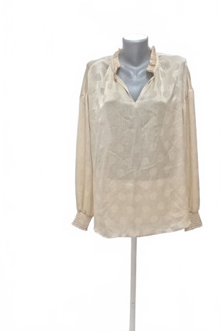 Damen -T-ShirtF&Fohne Aufdruck,farbebeige,größe44