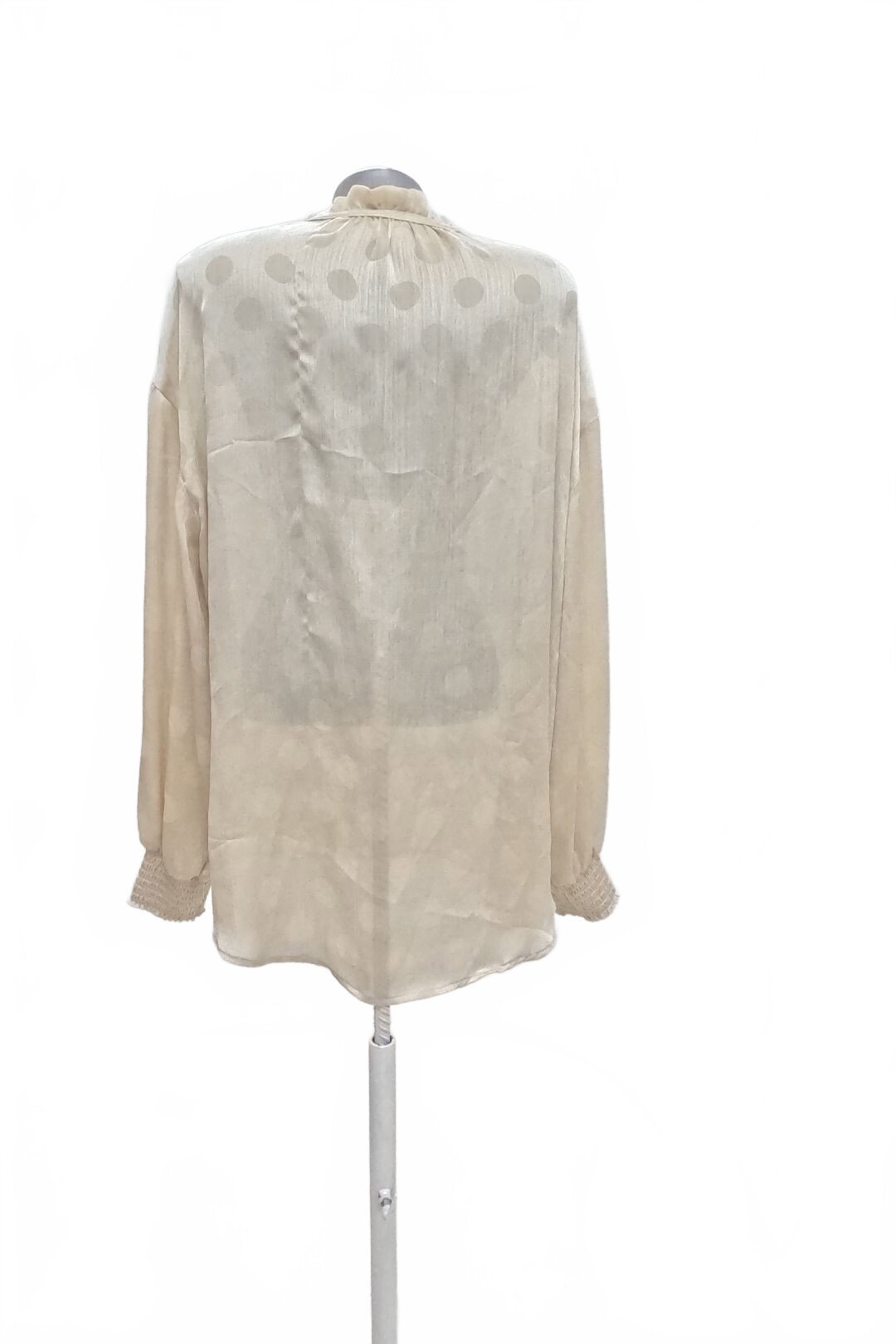Damen -T-ShirtF&Fohne Aufdruck,farbebeige,größe44