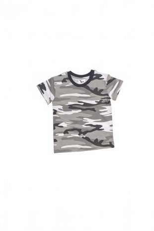 Jungen-T-Shirt von Malfini mit ohne Aufdruck, Farbe gemustert, Größe 110