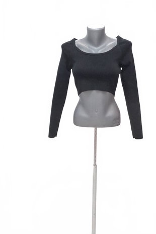 Damen -T-ShirtZaraohne Aufdruck,farbeschwarz,größeS