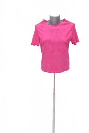 Damen -T-ShirtJaninaohne Aufdruck,farberute,größeM