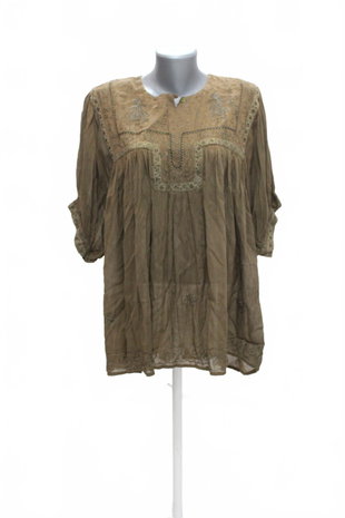 Damen -T-ShirtGenesisohne Aufdruck,farbebraun,größeUNI