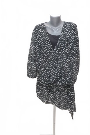 Damen bluse : Brand,Farbeanimal-print,größe: size