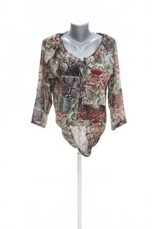 Damen bluse : Brand,Farbeanimal-print,größe: size