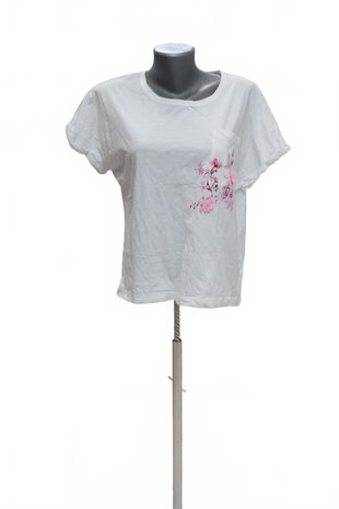 Damen -T-ShirtMohitomit Aufdruck,farbeweiss,größeS