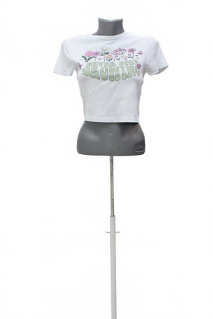Damen -T-ShirtFbsistermit Aufdruck,farbegeblümt,größeM