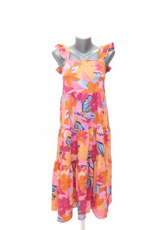 Mädchenkleid von F&F, Farbe geblümt, Größe 14-15 r