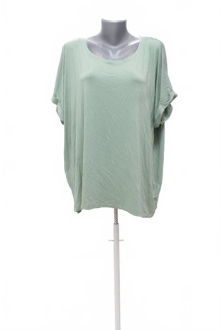Damen -T-ShirtEver.meohne Aufdruck,farbegrün,größe2XL