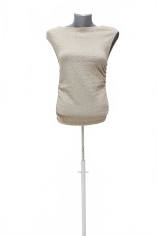 Damen -T-ShirtGenesisohne Aufdruck,farbebeige,größeXS