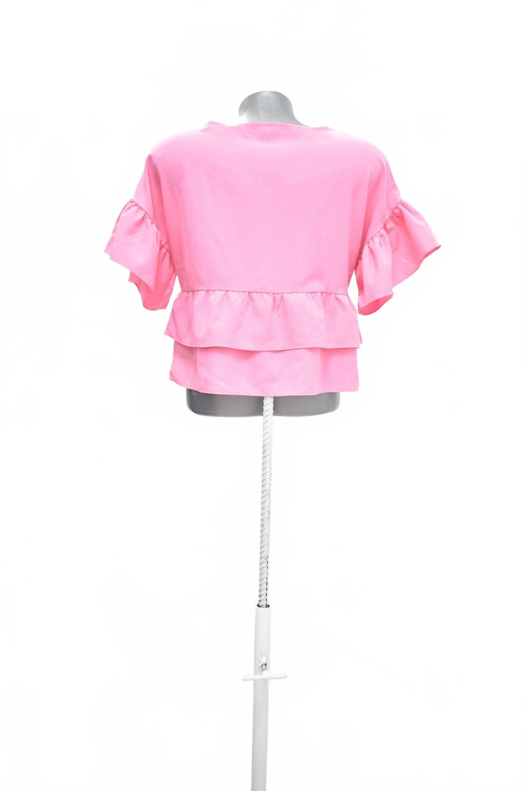 Damen -T-ShirtSheinohne Aufdruck,farberute,größeS