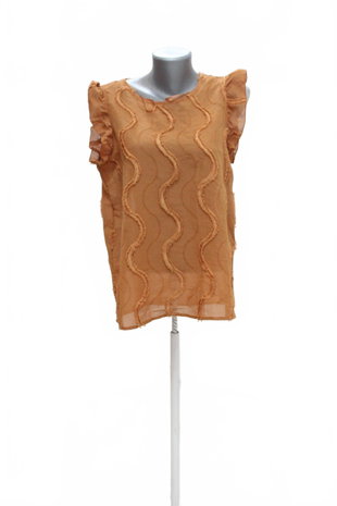 Damen -T-ShirtGenesisohne Aufdruck,farbebraun,größeM
