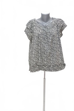 Damen -T-ShirtF&Fohne Aufdruck,farbegemustert,größe46
