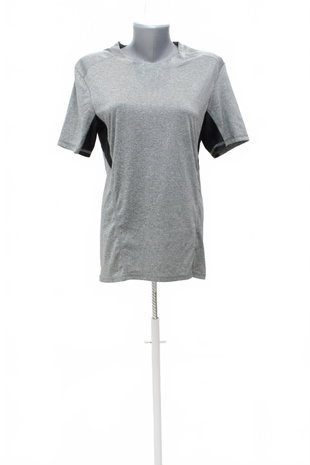 Damen -T-ShirtDecathlonohne Aufdruck,farbegrau,größeM