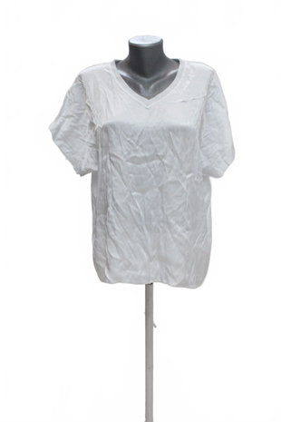 Damen -T-ShirtNew Collectionohne Aufdruck,farbeweiss,größeL