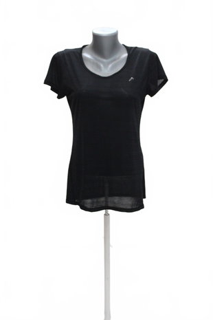 Damen -T-ShirtF&Fohne Aufdruck,farbeschwarz,größeL