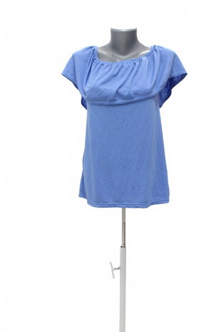 Damen -T-ShirtTchiboohne Aufdruck,farbeblau,größe36
