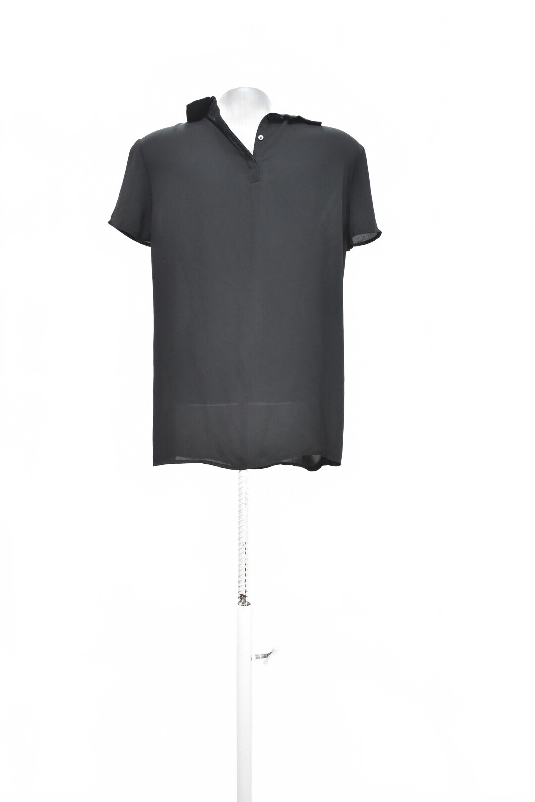 Damen -T-ShirtCamaieuohne Aufdruck,farbeschwarz,größeM