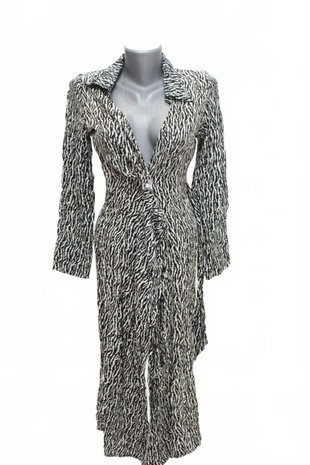 Damen kleid H&M,farbeanimal-print,Größe XS