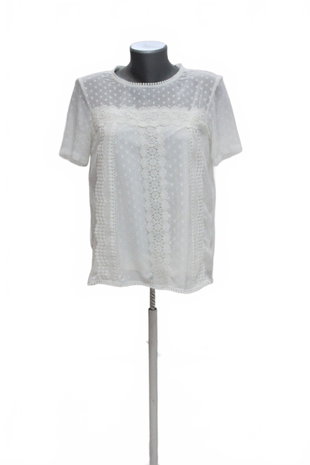 Damen -T-ShirtReservedohne Aufdruck,farbeweiss,größe36