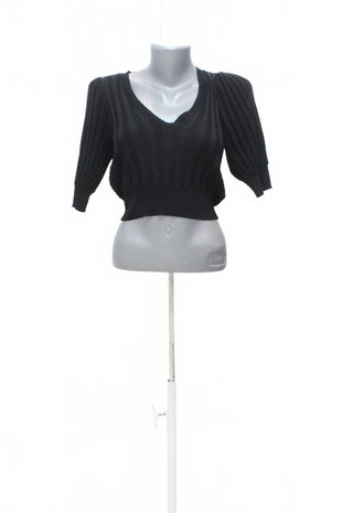 Damen -T-ShirtZaraohne Aufdruck,farbeschwarz,größeS