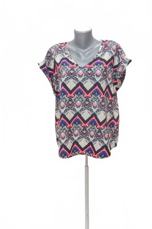 Damen -T-ShirtAtmosphereohne Aufdruck,farbegemustert,größe44