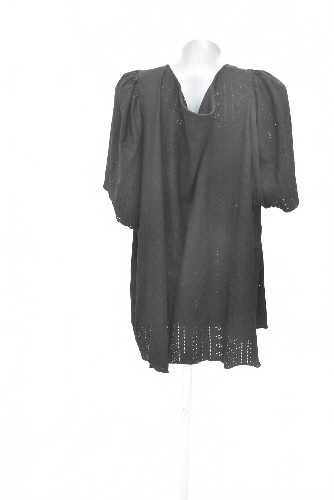Damen -T-ShirtSheinohne Aufdruck,farbeschwarz,größe6XL