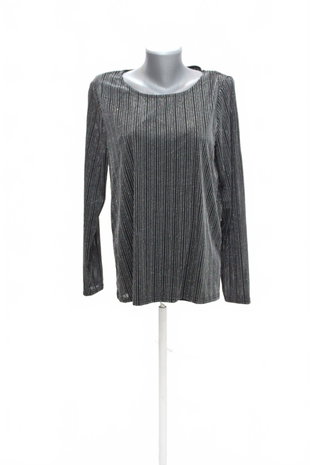 Damen -T-ShirtJaninaohne Aufdruck,farbegestreift,größe42