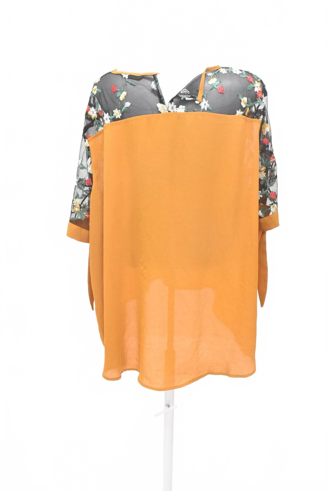 Damen -T-ShirtSheinohne Aufdruck,farbemehrfarbig,größe5XL