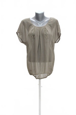 Damen -T-ShirtEspritohne Aufdruck,farbebraun,größe40
