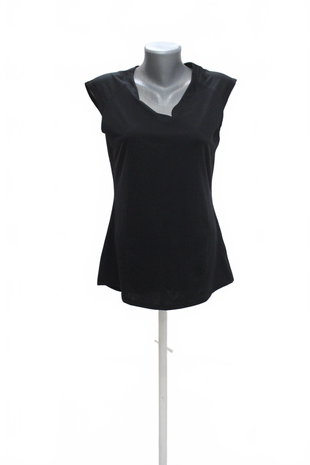Damen -T-ShirtTchiboohne Aufdruck,farbeschwarz,größeM