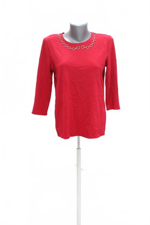 Damen -T-ShirtOrsayohne Aufdruck,farberot,größeM