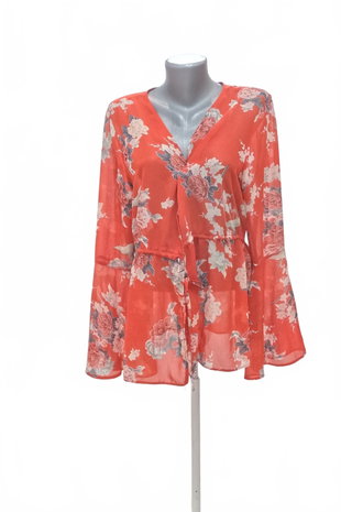 Damen bluse : Brand,Farbegeblümt,größe: size